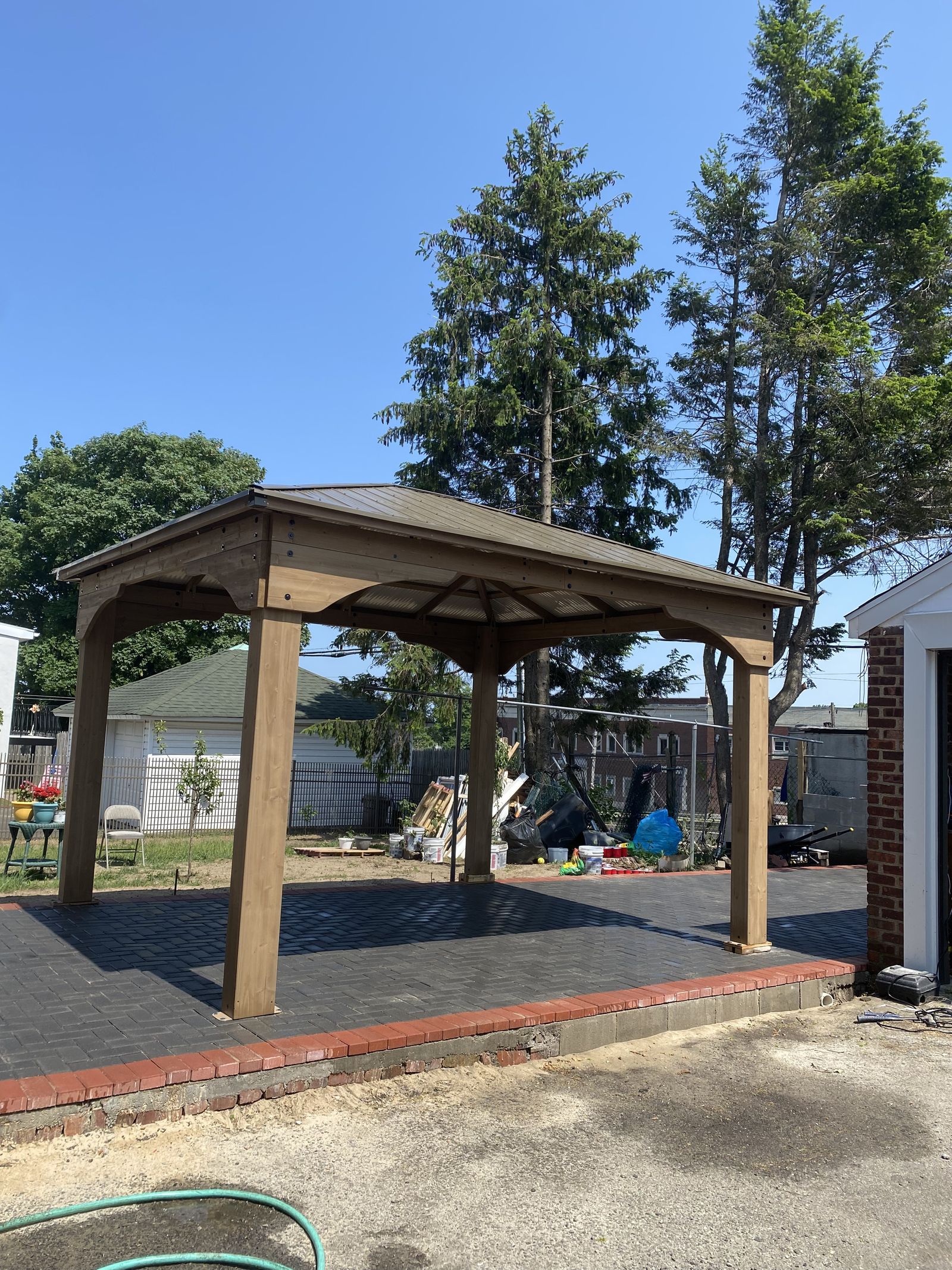 Gazebo and paver patio